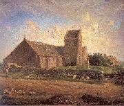 Jean-Franc Millet The Church of Greville china oil painting reproduction